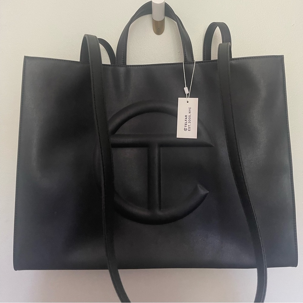 Telfar Large Black Bag